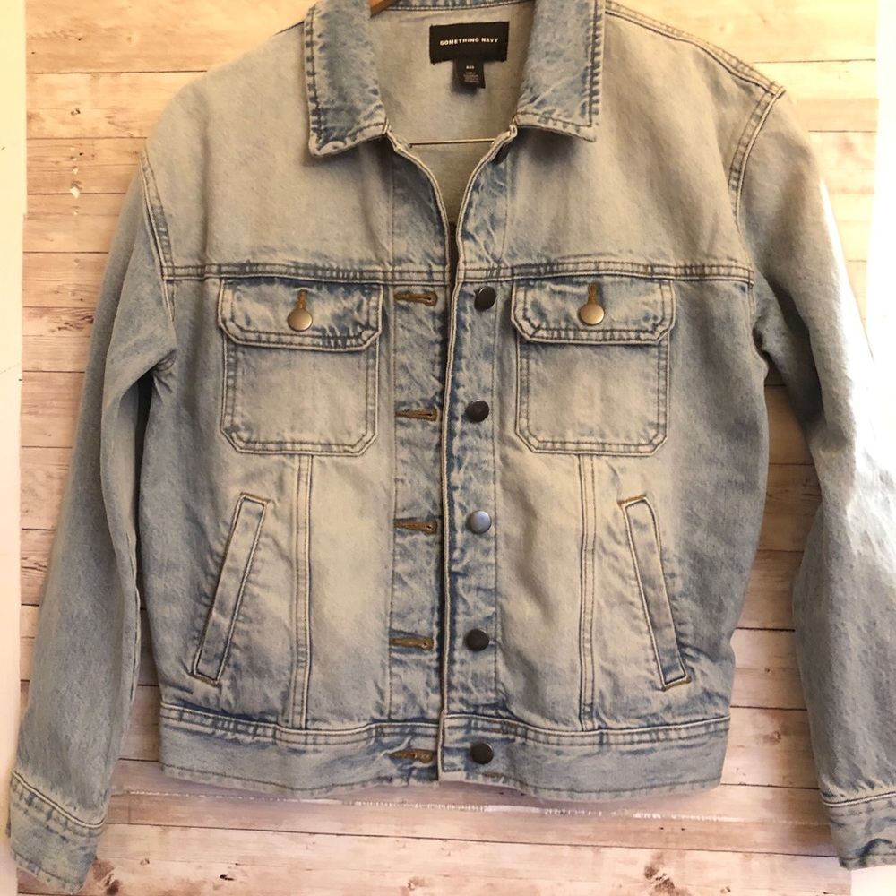 Something Navy: Jean Oversized Jacket - image 2